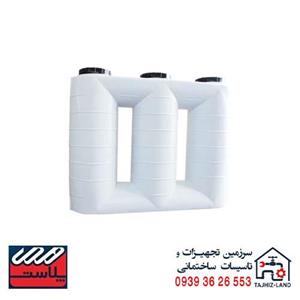 مخزن ذخیره آب 500 لیتری پلکانی اسلیم تانک آسان رو هماپلاست