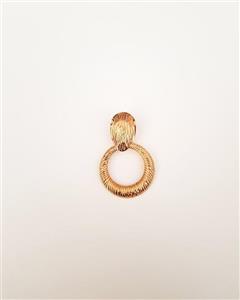 گوشواره دایره طرحدار