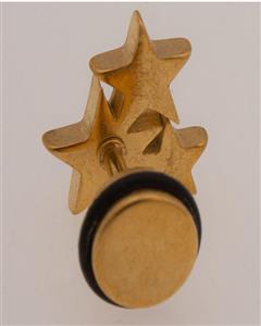 پیرسینگ گوش طرح ستاره