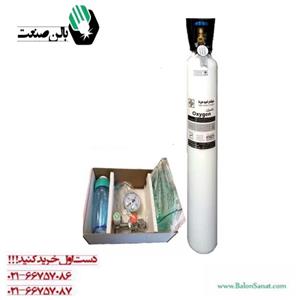 کپسول اکسیژن خانگی پر به همراه مانومتر