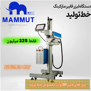لیزر فلای خط تولید بطری آب معدنی CO2
