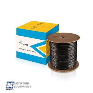کابل ترکیبی کواکسیال RG59 مغزی مس 0.7 بافت 96 رشته بغل برق 2 * 1 سهند