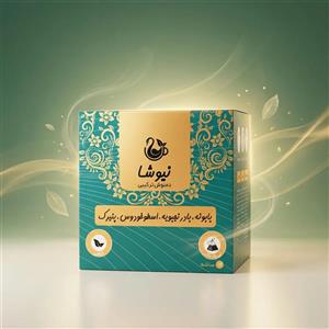 دمنوش آرامش‌بخش نیوشا (بابونه + بادرنجبویه + اسطوخودوس + پنیرک)