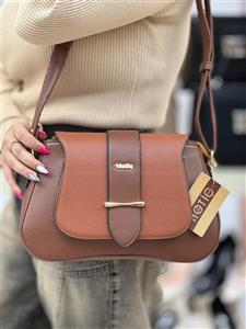 کیف زنانه کراس‌بادی هاتیج | رویه ترکیبی با یراق ضمانت‌دار