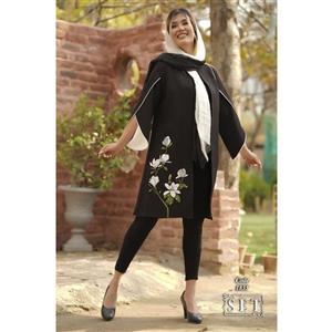 مانتو مزون دوز مجلسی مدل لوتوس رنگ قرمز زرشکی کد 1835 برند SET