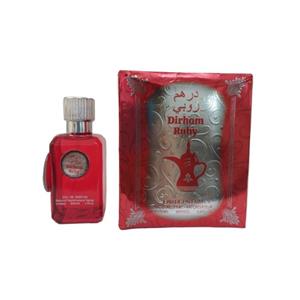 ادکلن مردانه زنانه الفخر مدل درهم روبی قرمز حجم 100 میل