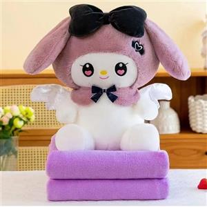 عروسک مدل ملودی ناز ارتفاع 55 سانتی متر به همراه پتو