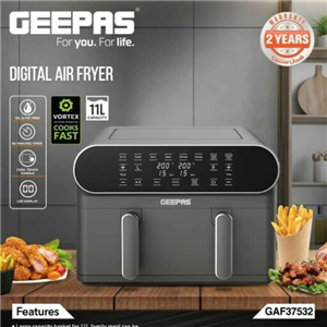 سرخ کن دوقلوی جیپاس GAF37532 | 11 لیتری، 8 برنامه پخت