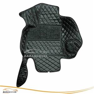کفپوش گلدوزی 6 بعدی موکت دار بیجینگ x7 رنگ مشکی