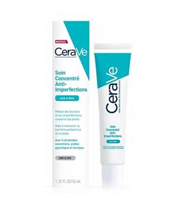 ژل ضد جوش و آبرسان سراوی CeraVe حجم 40ml | لایه بردار و کوچک کننده منافذ، حاوی AHA/BHA اصلی