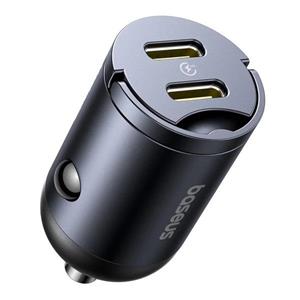 شارژر فندکی فست شارژ بیسوس Baseus Tiny Star C00035001121-03 توان 30 وات (ارسال فوری تهران)
