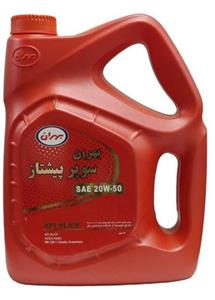 روغن موتور خودرو بهران BEHRAN مدل سوپر پیشتاز SAE 20W50 حجم چهار لیتر