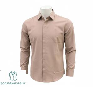 پیراهن نخی کورینا یقه دست دوز برند COTTON