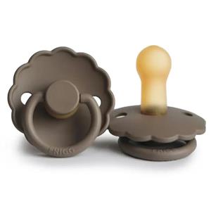 پستانک فریگ لاتکس گلبرگی سایز 2 رنگ Portobello (قهوه ای تیره)