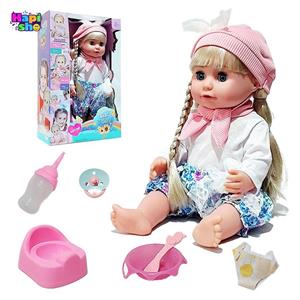 عروسک دخترانه بیبی توبی 6 کاره موزیکال با وسایل کامل Babay Toby