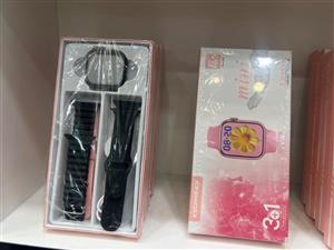 ساعت هوشمند سری ۱۰ مینی مدل KEQIWEAR KW68 mini با 3 بند سیلیکونی