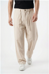 شلوار بگ مردانه پارچه لینن بگ استایل