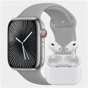 ساعت هوشمند 46 میلیمتری اوکپو مدل MAX با بند سیلیکونی به همراه هدفون بلوتوثی