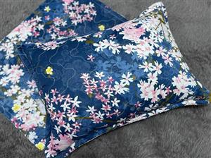 رو بالشی نخی پنبه دوزی شده کد H21_403 برند خوشنام هگمتان