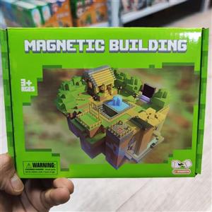 لگو مگنتی مغناطیسی ماینکرافت 48 قطعه 5 عدد شخصیت ماینکرافت