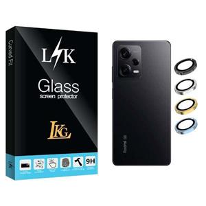 محافظ لنز گوشی ال کا جی مدل LKK Ringi مناسب برای گوشی موبایل شیائومی Redmi Note 12 Pro 5G