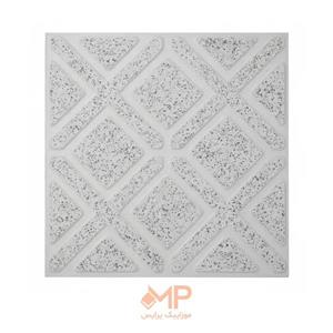موزاییک طرح ضربدری 40✕40 گرانیتی سیمان سفید