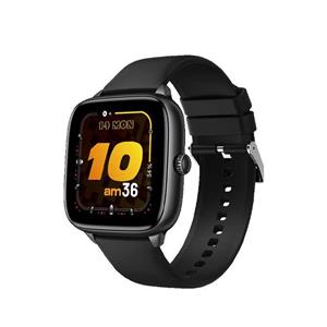 ساعت هوشمند 38 میلی متری سی بای مدل W1 square با بند سیلیکونی