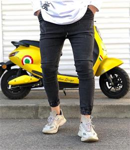 شلوار اسلش جاگر جین زغالی مردانه - نهایت کیفیت و راحتی