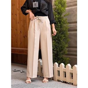 شلوار بگ پارچه ای گاباردین