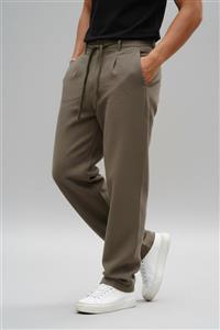 شلوار کنفی مردانه گرم دار نیم بگ پارچه وارداتی ZARA