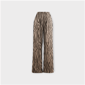 شلوار بگ کمرکش زبرا کرپ نخ قد 100cm سایز 32 تا 62