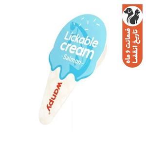 بستنی گربه مدل قاشقی طعم سالمون ونپی Wanpy وزن 16 گرم