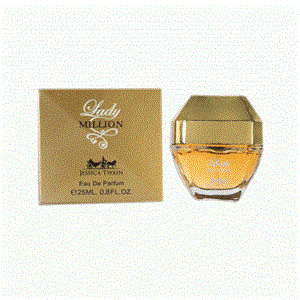عطر کوچک زنانه جسیکا JESSICA TWAIN رایحه لیدی میلیون Lady MILLION حجم 25 میلی لیتر