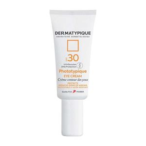 کرم ضد آفتاب بی رنگ دور چشم درماتیپیک SPF 30 مدل Phototypique محافظ UVA ،UVB مناسب برای انواع پوست حجم 20 میلی‌لیتر