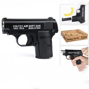 اسباب بازی کلت c1 فلزی ساچمه ای تیر ژله ای تیر ابری تفنگ