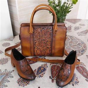 کیف چرمی قلم زنی