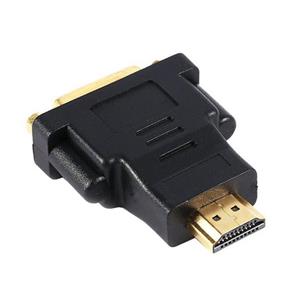 تبدیل HDMI نری به DVI مادگی DVI-I 24 5 - مشکی