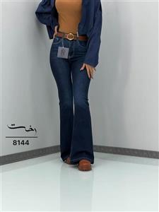 شلوار بوتکات جین آبی