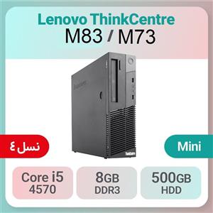 مینی کیس لنوو مدل Lenovo ThinkCentre M83 با پردازنده Corei5 نسل 4