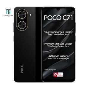 گوشی موبایل شیائومی مدل Poco C71 ظرفیت 128 گیگابایت رم 4 گیگابایت