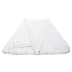 پشه بند مسافرتی کوچک طرح برگ بلوط رنگ کرم ایسیز