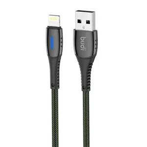 کابل فست شارژ سیلیکونی USB به لایتنینگ بودی مدل DC202L12W جریان 3 آمپر طول 1.2