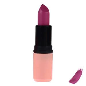 رژ لب جامد مات برانوس مدل Long Lasting رنگ بنفش شماره 610
