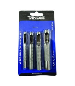 ست 4 عددی سنبه واشر بر 4 تا 10 میلیمتر تندیس TANDIS مدل TT-2336 ( پانچ واشر بر دستی )