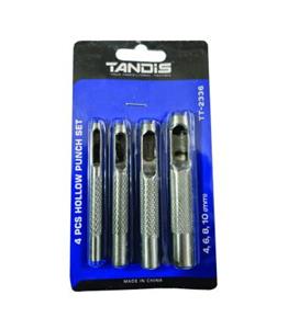 ست 4 عددی سنبه واشر بر 4 تا 10 میلیمتر تندیس TANDIS مدل TT-2336 ( پانچ واشر بر دستی )