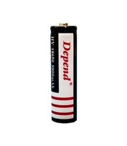 باتری / باطری شارژی لیتیوم یون 3.7 ولت سایز 18650 8800mAh ZYY مارک DEPEND