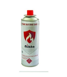 کپسول گاز بوتان سوپاپ دار مخصوص سر شعله دستی نیکتا NIKTA