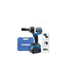 بکس شارژی براشلس درایو 1/2 اینچ دو باتری 20ولت 500 نیوتن ویوارکس VIVAREX مدل VR2450-IW با جعبه BMC