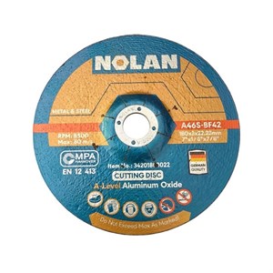 صفحه برش آهن بزرگ 180 میلی متر نولان NOLAN مدل WA46S-BF42