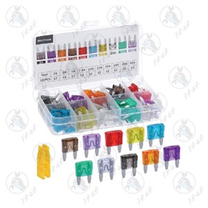 کیت 120 عددی انواع فیوز خودرو الکاتولز LKTOOLS مدل Z0122